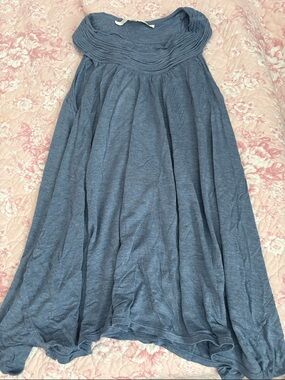 Studio M Slate Blue Circle Skirt